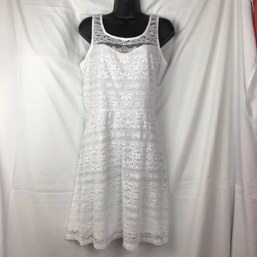 No Boundaries White Lace Dress XXL